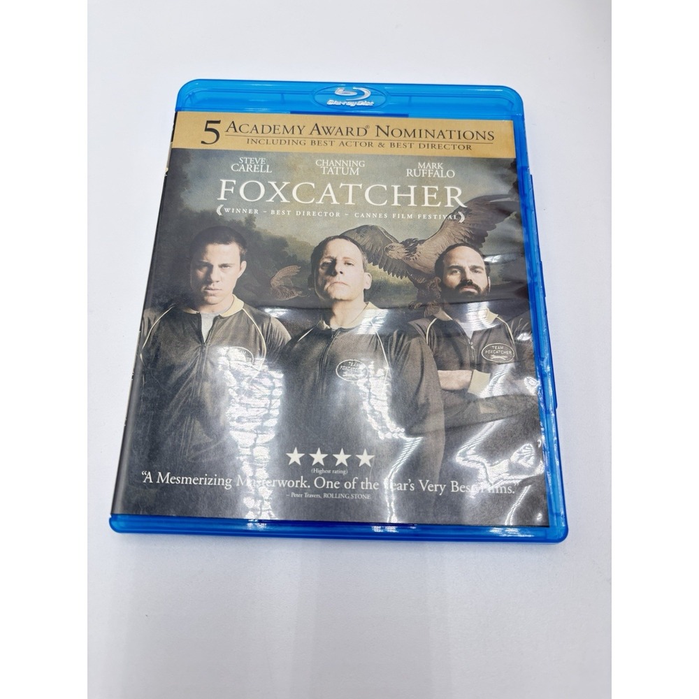 Foxcatcher Blu-ray 2015 Steve Carell Channing Tatum Mark Ruffalo True Stor